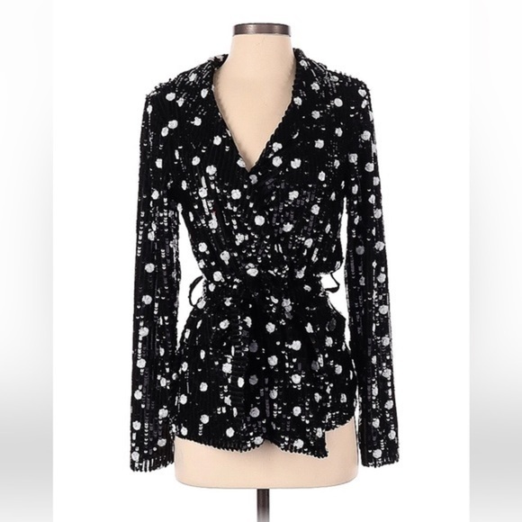 NWT House of Harlow x Revolve Polka Dot Sequin Blazer - Picture 2 of 9